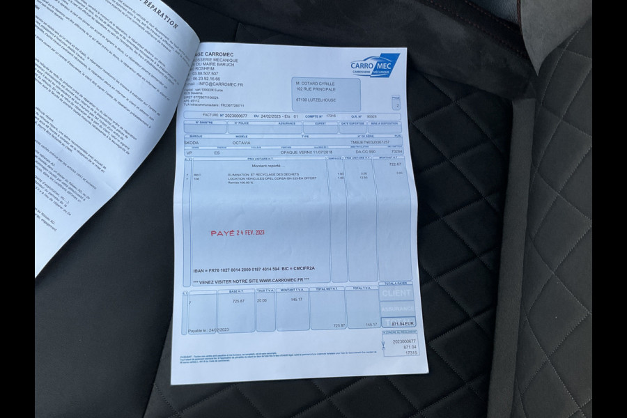 Škoda Octavia Combi 2.0 TSI RS Sportzetels Nav/Cam Carplay Stoelverw Elek.Klep Race-Blue Voll.Onderhouden!