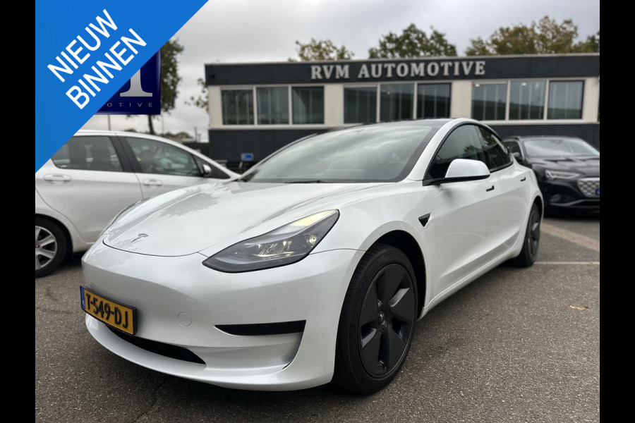 Tesla Model 3 Standard RWD Plus 60 kWh WARMTEPOMP| TESLA GARANTIE VOLLEDIG T/M 06-2027/80.000KM | AANDRIJFLIJN EN ACCU T/M 06-2031/192.000KM|