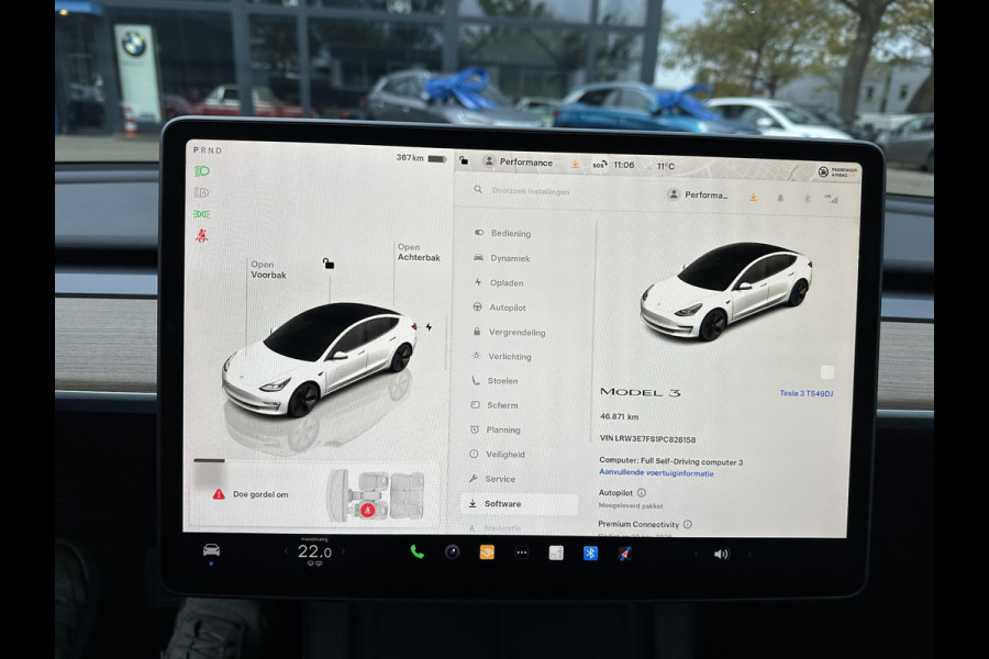 Tesla Model 3 Standard RWD Plus 60 kWh WARMTEPOMP| TESLA GARANTIE VOLLEDIG T/M 06-2027/80.000KM | AANDRIJFLIJN EN ACCU T/M 06-2031/192.000KM|