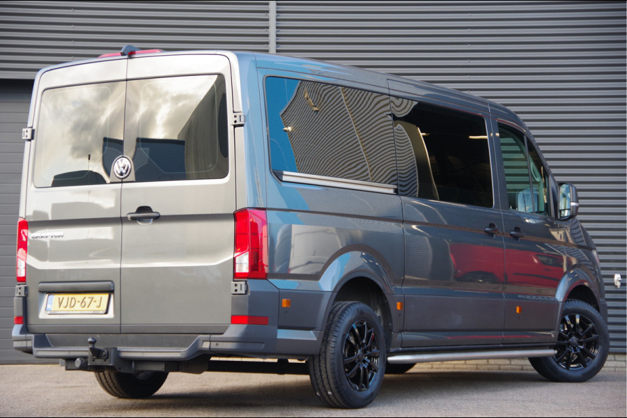 Volkswagen Crafter 35 2.0 TDI L3H2 177PK AUT. LED, TREKHAAK, LEDER, ADAPT. CRUISE, CAMERA, STUUR VERWARMING, VOORRUIT VERWARMING, GLASSLOOK, NL AUT