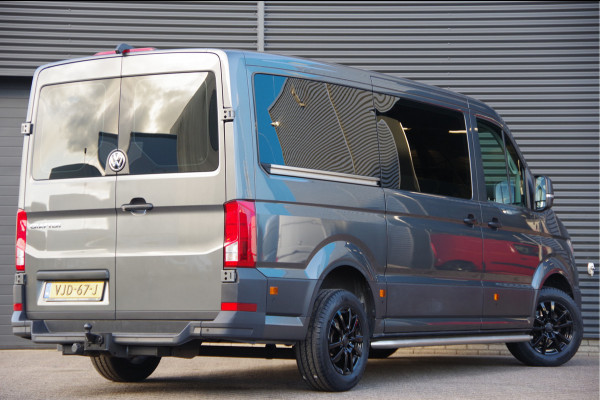 Volkswagen Crafter 35 2.0 TDI L3H2 177PK AUT. LED, TREKHAAK, LEDER, ADAPT. CRUISE, CAMERA, STUUR VERWARMING, VOORRUIT VERWARMING, GLASSLOOK, NL AUT