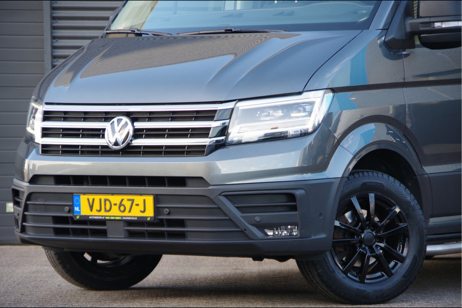 Volkswagen Crafter 35 2.0 TDI L3H2 177PK AUT. LED, TREKHAAK, LEDER, ADAPT. CRUISE, CAMERA, STUUR VERWARMING, VOORRUIT VERWARMING, GLASSLOOK, NL AUT