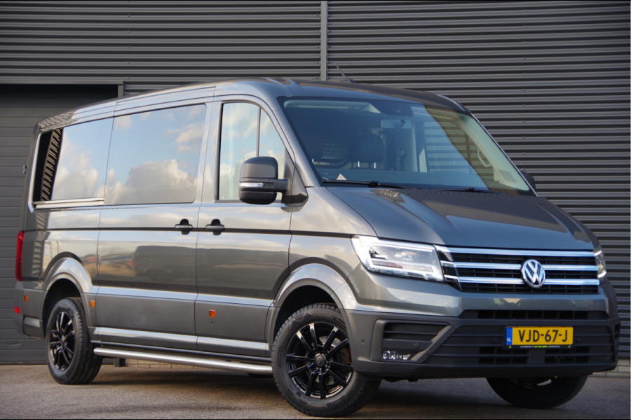 Volkswagen Crafter 35 2.0 TDI L3H2 177PK AUT. LED, TREKHAAK, LEDER, ADAPT. CRUISE, CAMERA, STUUR VERWARMING, VOORRUIT VERWARMING, GLASSLOOK, NL AUT
