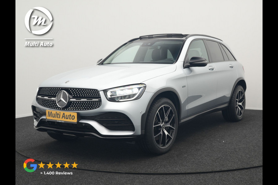 Mercedes-Benz GLC 300e 4MATIC AMG Plug In Hybrid 320pk Dealer O.H PHEV | Panodak | Adaptive Cruise | Burmester Audio | Camera | 20"L.M | Lederen Sportstoelen Verwarmd | Apple Carplay | Blis | Sfeerverlichting | Navigatie | DAB |