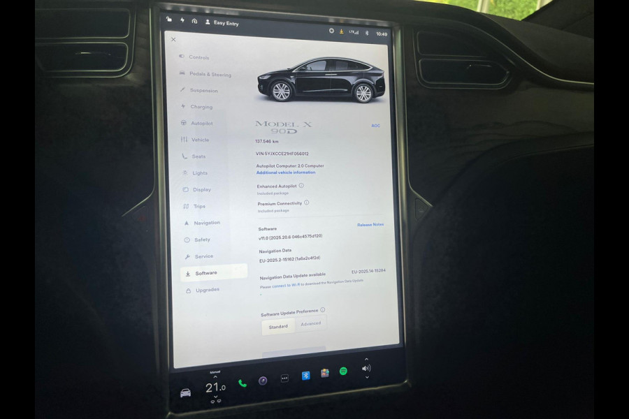 Tesla Model X 90D Base 6 Persoons - Trekhaak 2.250 Kg Tesla Model X 90D Base 6 Persoons - Trekhaak 2.250 Kg