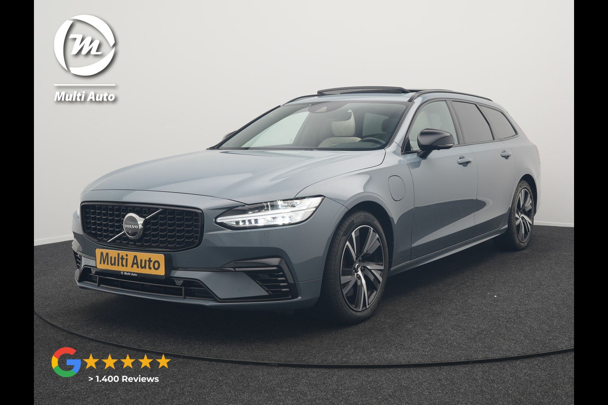 Volvo V90 T6 AWD R-Design Plug In Hybrid 340pk Dealer O.H PHEV | Trekhaak Af Fabriek | Panodak | Adaptive Cruise | Head Up | Harman & Kardon | 360 Camera | Lederen Sporstoelen Memory & Verwarmd | Pilot Assist | Apple Carplay | Navigatie | DAB | Volvo V90 T6 AWD R-Design Plug In Hybrid 340pk Dealer O.H PHEV | Trekhaak Af Fabriek | Panodak | Adaptive Cruise | Head Up | Harman & Kardon | 360 Camera | Lederen Sporstoelen Memory & Verwarmd | Pilot Assist | Apple Carplay | Navigatie | DAB |