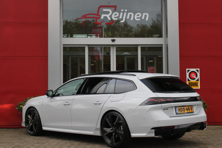 Peugeot 508 SW PSE 1.6 HYbrid 360PK AWD | PANORAMISCH SCHUIF/KANTELDAK | FOCAL® PREMIUM AUDIOSYSTEEMPEUGEOT MET 10 SPEAKERS | MATRIX KOPLAMPEN | BLAUWE LED-SFEERVERLICHTING |360 HD PARKEERCAMERA'S | VERWARMDE VOORRUITRAND | DRAADLOOS APPLECARPLAY/ANDROID AUTO | NAVIGATIE | ADAPTIEVE CRUISE CONTROL | SPORT HIGH PERFORMANCE ONDERSTEL | ACTIVE SUSPENSION CONTROL | ANTIDIEFSTAL PACK (ALARM) | NIGHT VISION | 20" LICHTMETALEN ''EXXAR'' VELGEN | VERWARMBARE AGR SPORTSTOELEN MET MASSAGEFUNCTIE | BEKLEDING ''NAPPA LEDER''/ALCANTARA/3D STOF PSE | ELEKTRISCH BEDIENBARE ACHTERKLEP | REMKLAUWE Peugeot 508 SW PSE 1.6 HYbrid 360PK AWD | PANORAMISCH SCHUIF/KANTELDAK | FOCAL® PREMIUM AUDIOSYSTEEMPEUGEOT MET 10 SPEAKERS | MATRIX KOPLAMPEN | BLAUWE LED-SFEERVERLICHTING |360 HD PARKEERCAMERA'S | VERWARMDE VOORRUITRAND | DRAADLOOS APPLECARPLAY/ANDROID AUTO | NAVIGATIE | ADAPTIEVE CRUISE CONTROL | SPORT HIGH PERFORMANCE ONDERSTEL | ACTIVE SUSPENSION CONTROL | ANTIDIEFSTAL PACK (ALARM) | NIGHT VISION | 20" LICHTMETALEN ''EXXAR'' VELGEN | VERWARMBARE AGR SPORTSTOELEN MET MASSAGEFUNCTIE | BEKLEDING ''NAPPA LEDER''/ALCANTARA/3D STOF PSE | ELEKTRISCH BEDIENBARE ACHTERKLEP | REMKLAUWE