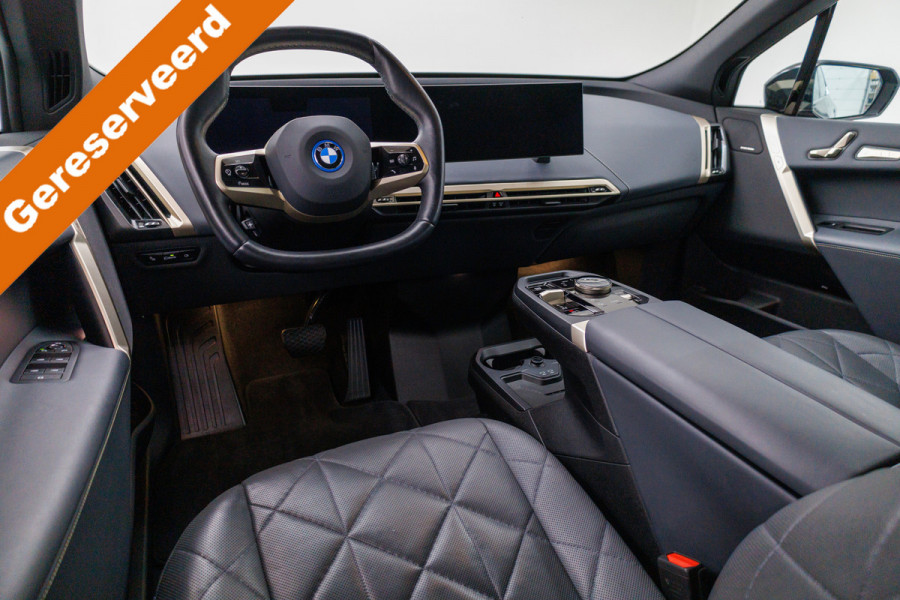 BMW iX xDrive50 112 kWh | Panoramadak | Trekhaak | Luchtvering | Harman Kardon | 24 maanden Premium Selection garantie, Driving assistant, Comfort Access, Headup BMW iX xDrive50 112 kWh | Panoramadak | Trekhaak | Luchtvering | Harman Kardon | 24 maanden Premium Selection garantie, Driving assistant, Comfort Access, Headup