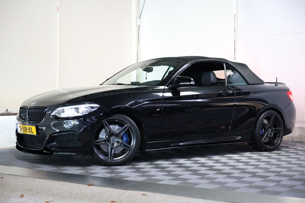 BMW 2 Serie Cabrio M240i H&K NAVI PDC LEDER REMUS '18 BMW 2 Serie Cabrio M240i H&K NAVI PDC LEDER REMUS '18