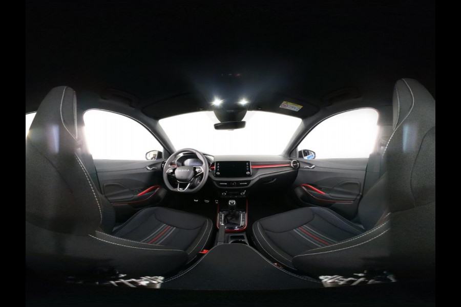 Škoda Fabia Monte Carlo 1.0 TSI 95 pk 5 versn. Hand | Verwarmbare voorstoelen | Hill start | Zwart dak