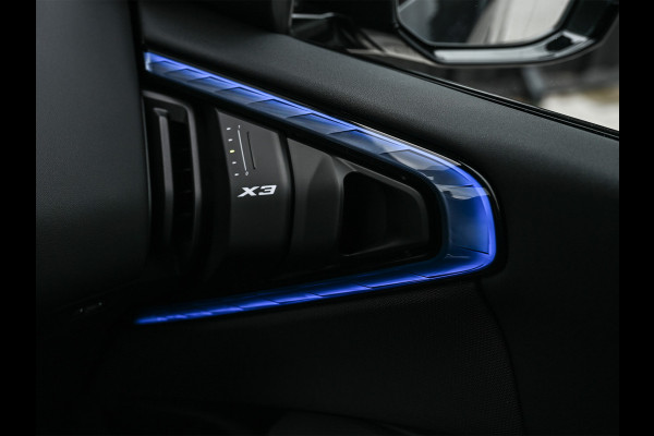 BMW X3 30e xDrive | M-SPORT | COMFORT ACCESS | ACTIVE CRUISE | LEDER | STOELVERWARMING | STUURWIEL VERWARMING | MEMORY SEATS | AMBIANCE