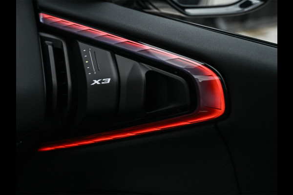 BMW X3 30e xDrive | M-SPORT | COMFORT ACCESS | ACTIVE CRUISE | LEDER | STOELVERWARMING | STUURWIEL VERWARMING | MEMORY SEATS | AMBIANCE