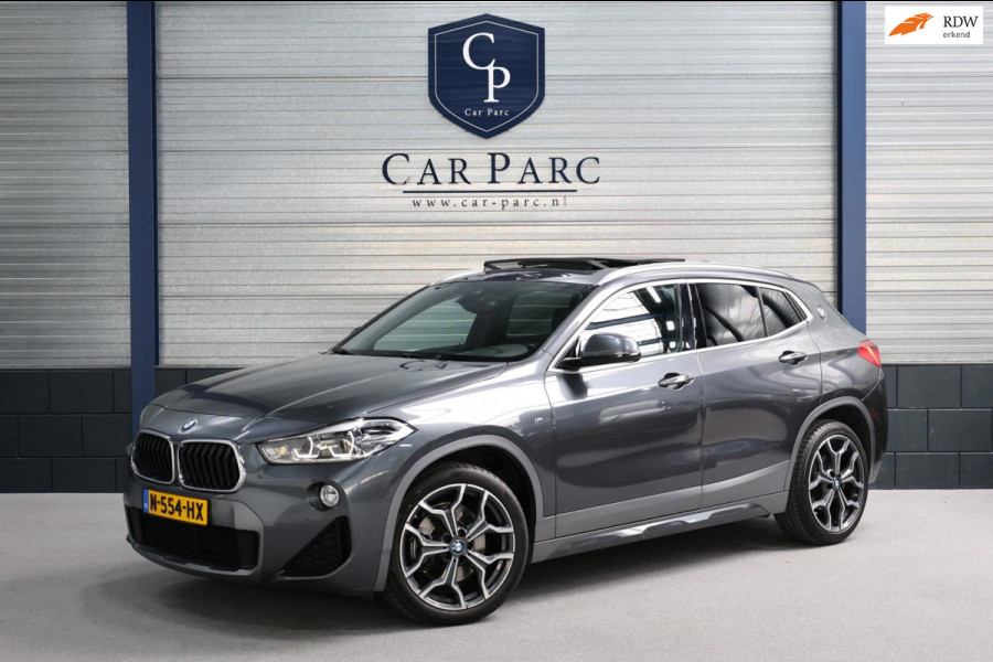 BMW X2 SDrive20i M Sport LED/SFEER/PANO/LEER+S.VERWARMING/KEYLESS/CAM/CRUISE/ECC/12 MND GARANTIE! BMW X2 SDrive20i M Sport LED/SFEER/PANO/LEER+S.VERWARMING/KEYLESS/CAM/CRUISE/ECC/12 MND GARANTIE!