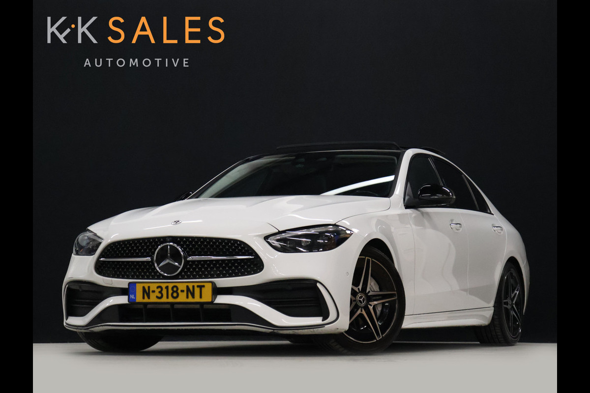 Mercedes-Benz C-Klasse 200 4MATIC AMG Line *WEEKAANBIEDING* [SCHUIFKANTELDAK, ADAPTIVE CRUISE CONTROL, BURMESTER, ELEKTRISCHE STOELEN, 360 CAMERA, SFEERLICHT, CARBON, URBAN GUARD+,  NIEUWSTAAT]