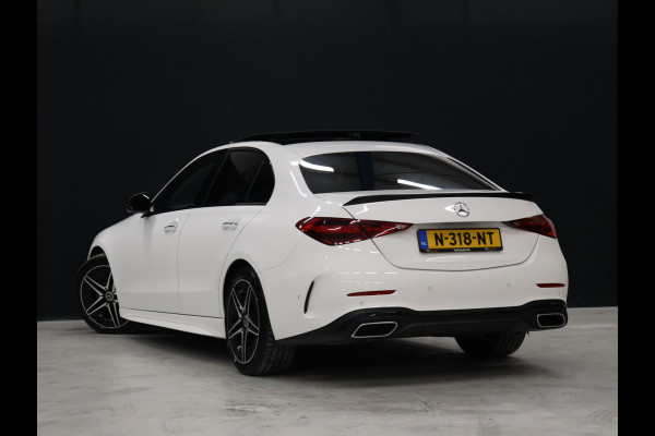 Mercedes-Benz C-Klasse 200 4MATIC AMG Line *WEEKAANBIEDING* [SCHUIFKANTELDAK, ADAPTIVE CRUISE CONTROL, BURMESTER, ELEKTRISCHE STOELEN, 360 CAMERA, SFEERLICHT, CARBON, URBAN GUARD+,  NIEUWSTAAT]