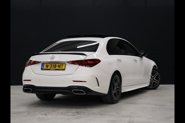 Mercedes-Benz C-Klasse 200 4MATIC AMG Line *WEEKAANBIEDING* [SCHUIFKANTELDAK, ADAPTIVE CRUISE CONTROL, BURMESTER, ELEKTRISCHE STOELEN, 360 CAMERA, SFEERLICHT, CARBON, URBAN GUARD+,  NIEUWSTAAT]