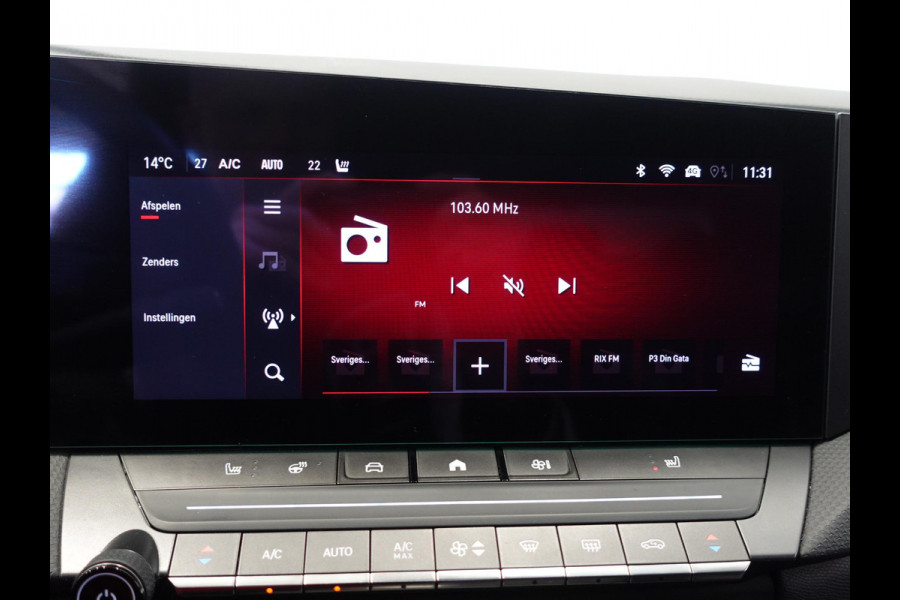 Opel Astra 1.2 GS Line Aut. Climate control Adaptive cruise control LED Stoel/Stuur Verwarming Camera Sfeer Verlichting Apple carplay/ Android auto Opel Astra 1.2 GS Line Aut. Climate control Adaptive cruise control LED Stoel/Stuur Verwarming Camera Sfeer Verlichting Apple carplay/ Android auto