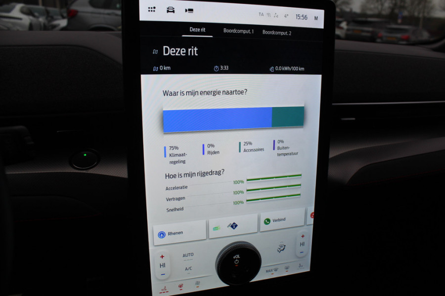 Ford Mustang Mach-E Extended AWD 98 kWh / Panoramadak / Camera / Leder / 19'' / B&O / Keyless / DAB / Dodehoek / ACC / Navigatie / Sfeerverlichting / Stoelverwarming Ford Mustang Mach-E Extended AWD 98 kWh / Panoramadak / Camera / Leder / 19'' / B&O / Keyless / DAB / Dodehoek / ACC / Navigatie / Sfeerverlichting / Stoelverwarming