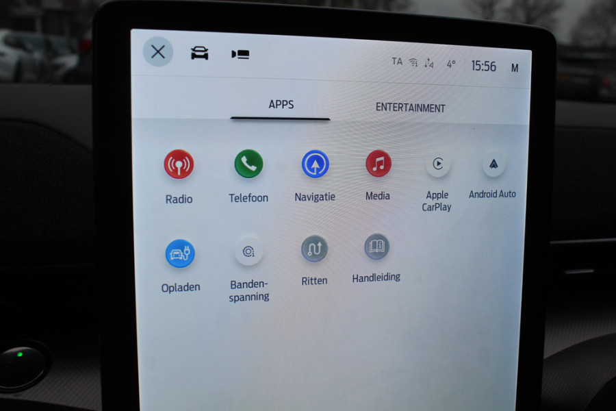 Ford Mustang Mach-E Extended AWD 98 kWh / Panoramadak / Camera / Leder / 19'' / B&O / Keyless / DAB / Dodehoek / ACC / Navigatie / Sfeerverlichting / Stoelverwarming Ford Mustang Mach-E Extended AWD 98 kWh / Panoramadak / Camera / Leder / 19'' / B&O / Keyless / DAB / Dodehoek / ACC / Navigatie / Sfeerverlichting / Stoelverwarming