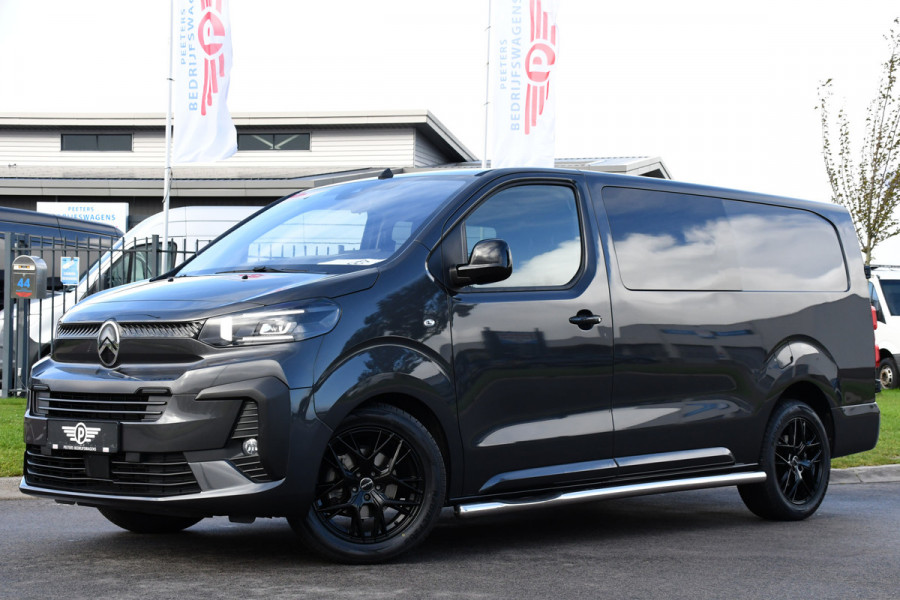 Citroën Jumpy 2.0 BlueHDI 180 L3 DC PB Edition 360 Camera, Cruise, Carplay, 177pk, Stuurverwarming, Clima, LED, Automaat, Trekhaak, Keyless, Uniek! Citroën Jumpy 2.0 BlueHDI 180 L3 DC PB Edition 360 Camera, Cruise, Carplay, 177pk, Stuurverwarming, Clima, LED, Automaat, Trekhaak, Keyless, Uniek!