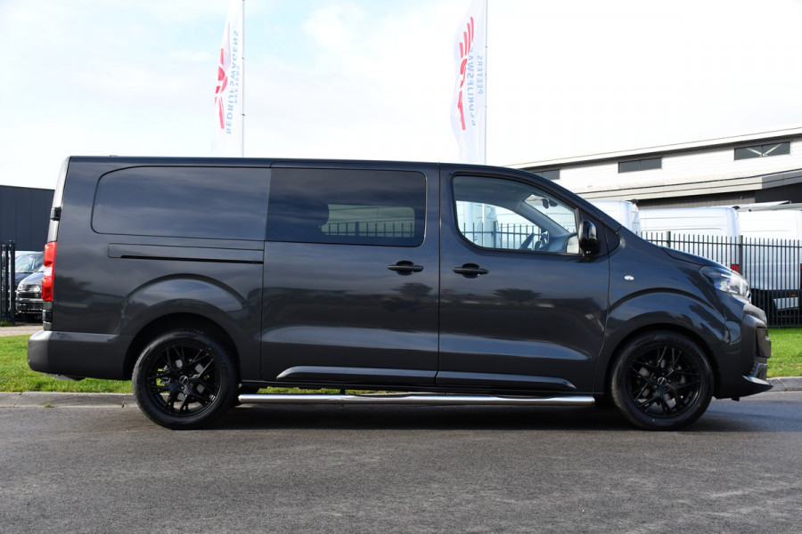 Citroën Jumpy 2.0 BlueHDI 180 L3 DC PB Edition 360 Camera, Cruise, Carplay, 177pk, Stuurverwarming, Clima, LED, Automaat, Trekhaak, Keyless, Uniek! Citroën Jumpy 2.0 BlueHDI 180 L3 DC PB Edition 360 Camera, Cruise, Carplay, 177pk, Stuurverwarming, Clima, LED, Automaat, Trekhaak, Keyless, Uniek!