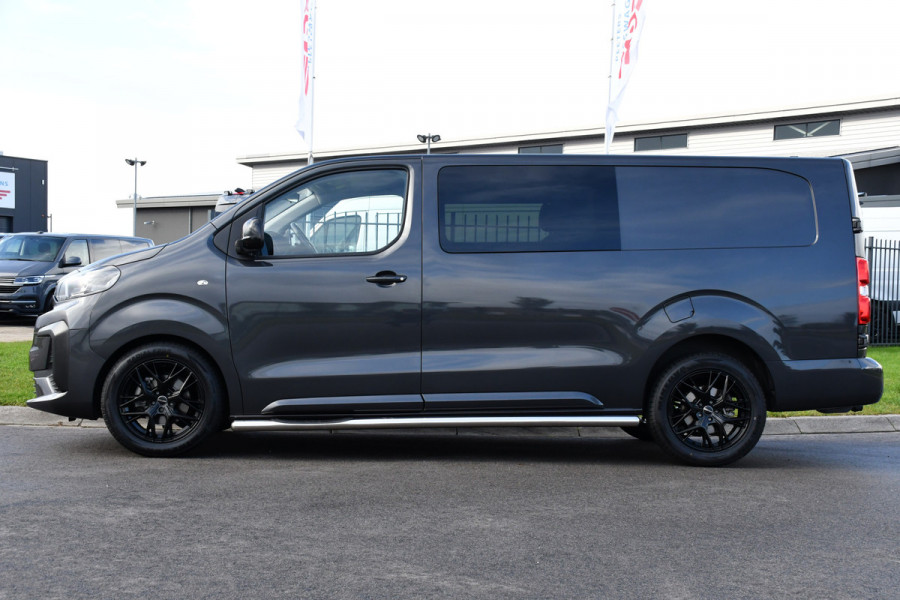Citroën Jumpy 2.0 BlueHDI 180 L3 DC PB Edition 360 Camera, Cruise, Carplay, 177pk, Stuurverwarming, Clima, LED, Automaat, Trekhaak, Keyless, Uniek! Citroën Jumpy 2.0 BlueHDI 180 L3 DC PB Edition 360 Camera, Cruise, Carplay, 177pk, Stuurverwarming, Clima, LED, Automaat, Trekhaak, Keyless, Uniek!