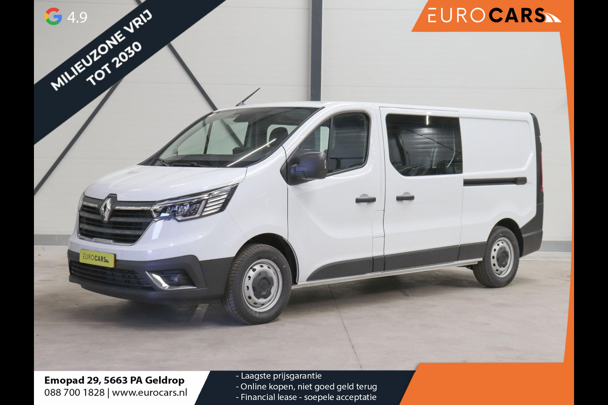 Renault Trafic 2.0 Blue dCi 150PK T30 L2H1 Advance Dubbele Cabine Airco Bluetooth Camera Cruise PDC Trekhaak Renault Trafic 2.0 Blue dCi 150PK T30 L2H1 Advance Dubbele Cabine Airco Bluetooth Camera Cruise PDC Trekhaak