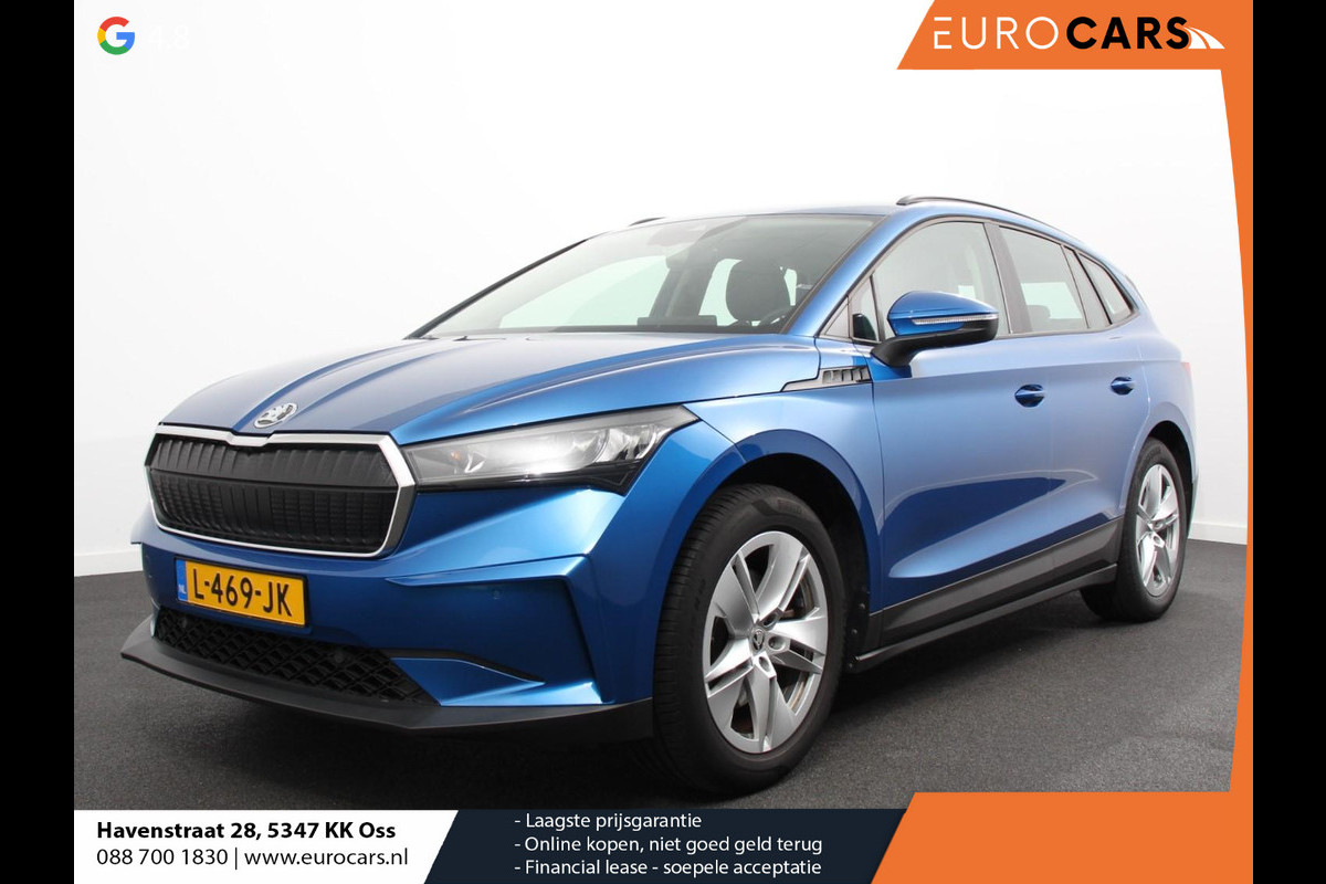 Škoda ENYAQ iV 60 Airco Navi Carplay Adaptive Cruise Control Park Pack + Camera Full LED Stoel/Stuurverwarming Škoda ENYAQ iV 60 Airco Navi Carplay Adaptive Cruise Control Park Pack + Camera Full LED Stoel/Stuurverwarming