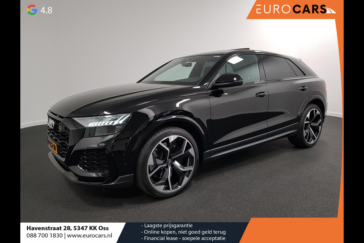 Audi RSQ8 4.0 TFSI RS Q8 Quattro 600pk! Panorama dak Navigatie Electrische achterklep Led Camera Climate Control voor en achter Lichtmetalen Velgen Audi RSQ8 4.0 TFSI RS Q8 Quattro 600pk! Panorama dak Navigatie Electrische achterklep Led Camera Climate Control voor en achter Lichtmetalen Velgen