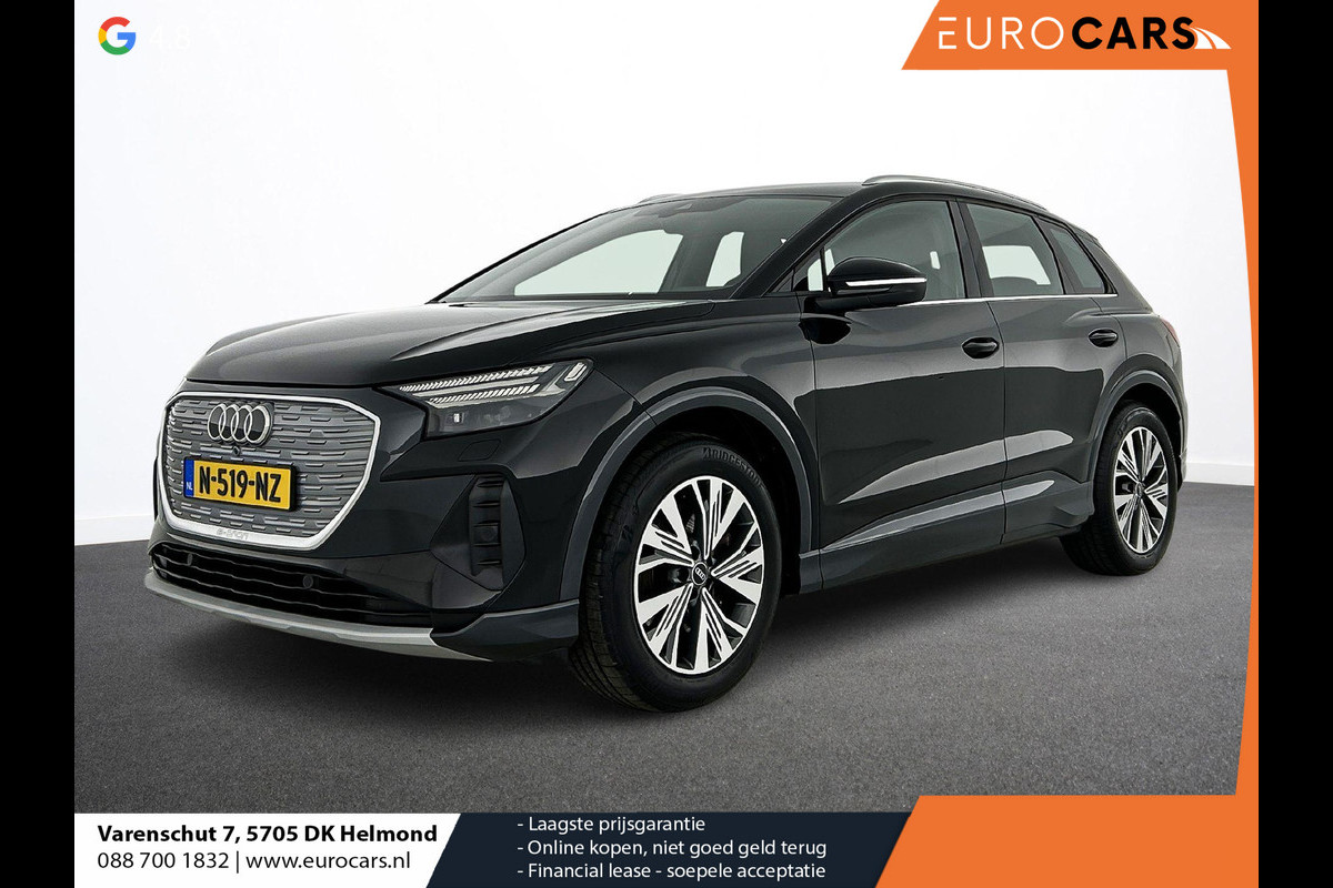 Audi Q4 e-tron 40 Launch edition Advanced 77 kWh Navigatie Apple Carplay/Android Auto Parkeersensoren Cruise Control Elektrische achterklep Ledverlichting Stoelverwarming Virtual Cockpit Climate Control Lichtmetalen velgen Audi Q4 e-tron 40 Launch edition Advanced 77 kWh Navigatie Apple Carplay/Android Auto Parkeersensoren Cruise Control Elektrische achterklep Ledverlichting Stoelverwarming Virtual Cockpit Climate Control Lichtmetalen velgen