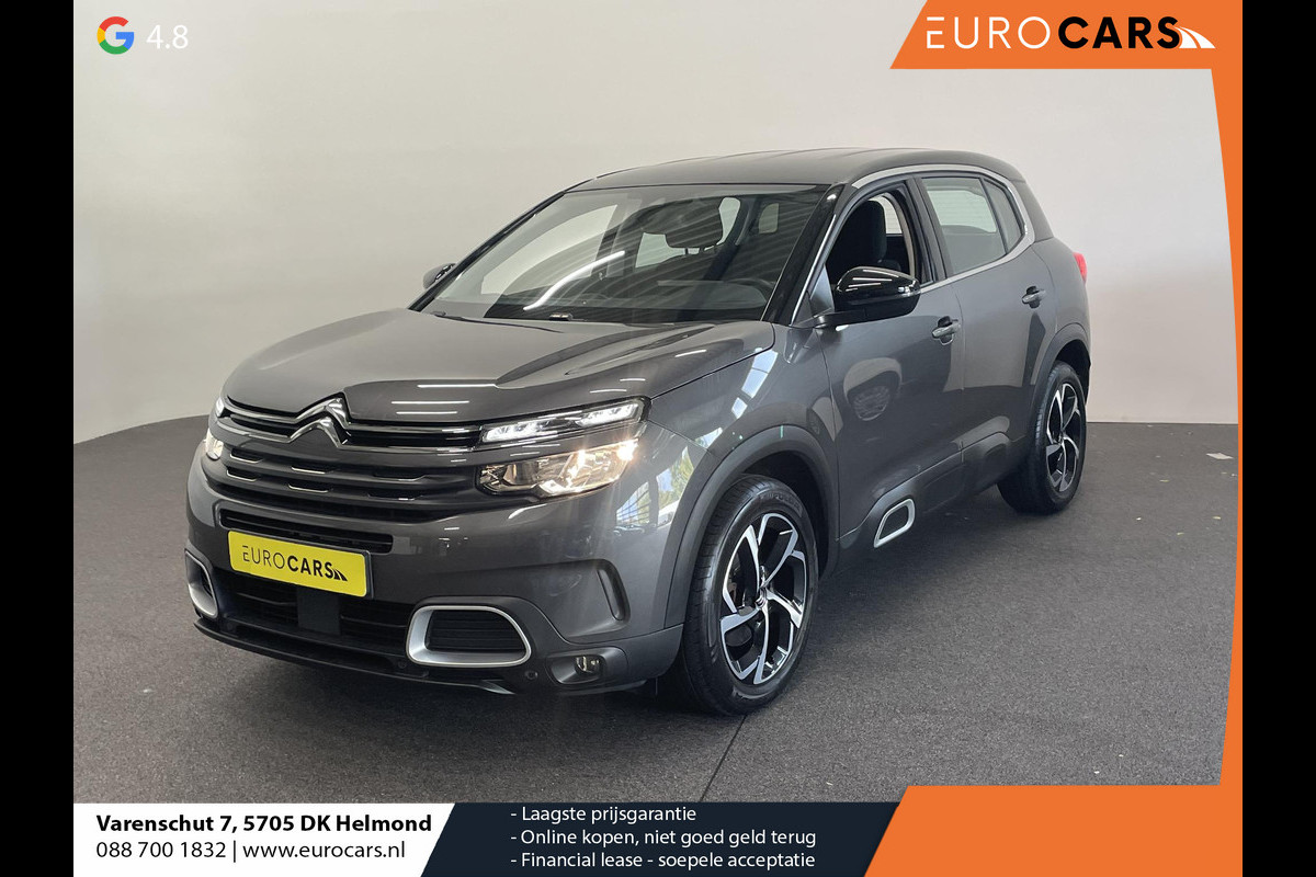 Citroën C5 Aircross 1.2 PureTech 130pk Feel Auto. Navigatie Apple Carplay/ Android Auto Parkeersensoren Cruise Control Climate Control Lichtmetalen velgen