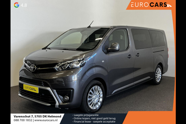 Toyota PROACE Electric Shuttle Long Extra Range Cool 75 kWh 9 pers. Navigatie Apple Carplay/Android Auto Parkeersensoren Cruise Control Lichtmetalen velgen Getinte ramen Airco