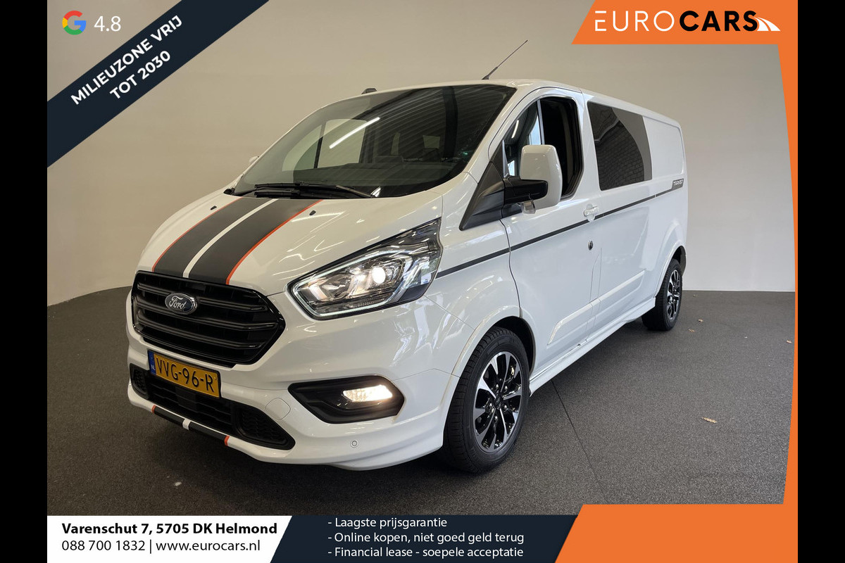 Ford Transit Custom 320 2.0 TDCI L2H1 170PK Sport Automaat Dubbele Cabine Airco Cruise Control Bluetooth Navi Trekhaak