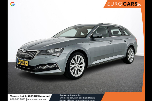 Škoda Superb Combi 1.4 TSI iV Business Edition Plus PHEV Airco ECC Navi Carplay Adaptive Cruise 18" LM Velgen Leder/Alcantara Virtual Cockpit El Achterklep Full LED Stoelverwarming Škoda Superb Combi 1.4 TSI iV Business Edition Plus PHEV Airco ECC Navi Carplay Adaptive Cruise 18" LM Velgen Leder/Alcantara Virtual Cockpit El Achterklep Full LED Stoelverwarming