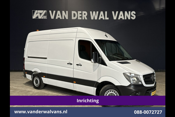 Mercedes-Benz Sprinter 316 CDI 164pk L2H2 Inrichting Euro6 Airco | Omvormer | 2800kg Trekhaak | Cruisecontrol Chauffeursstoel, Parkeersensoren