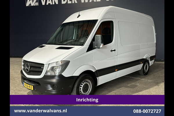 Mercedes-Benz Sprinter 316 CDI 164pk L2H2 Inrichting Euro6 Airco | Omvormer | 2800kg Trekhaak | Cruisecontrol Chauffeursstoel, Parkeersensoren
