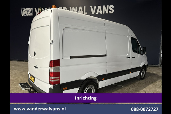 Mercedes-Benz Sprinter 316 CDI 164pk L2H2 Inrichting Euro6 Airco | Omvormer | 2800kg Trekhaak | Cruisecontrol Chauffeursstoel, Parkeersensoren
