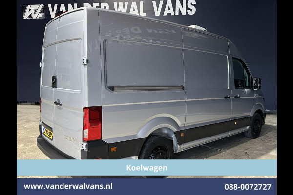 MAN TGE 2.0 TDI 177pk Automaat L3H3 L2H2 Koelwagen Vriezen -20°C tot verwarmen + 25°C Fabrieksgarantie Euro6 Airco | Camera Apple Carplay, Android Auto, Cruisecontrol, Massagestoel, Chauffeursstoel, Bijrijdersbank, 3000kg trekvermogen