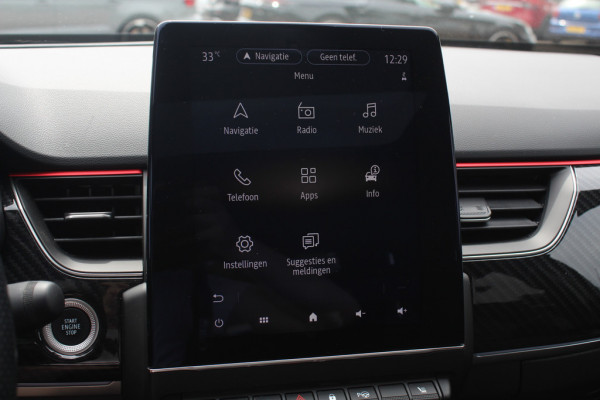 Renault Arkana 1.3 TCe 140 R.S. Line / Camera / Leder / 18'' / Bose / Keyless / Sfeerverlichting / Navigatie / Dodehoek / DAB / ACC / Stoelverwarming