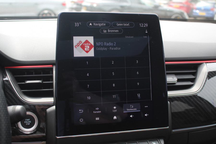 Renault Arkana 1.3 TCe 140 R.S. Line / Camera / Leder / 18'' / Bose / Keyless / Sfeerverlichting / Navigatie / Dodehoek / DAB / ACC / Stoelverwarming