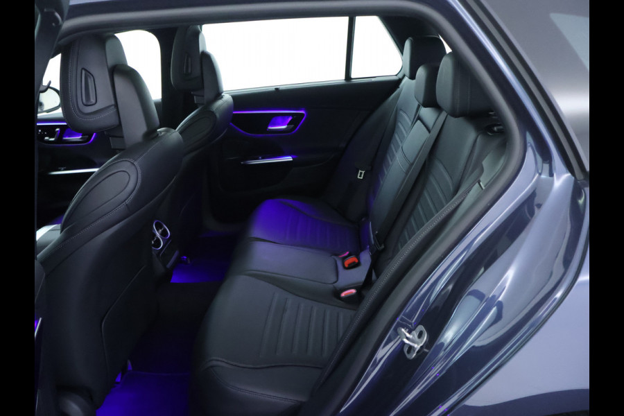 Mercedes-Benz C-Klasse Estate 300 e AMG Plug-In Hybride AMG Line | Trekhaak | Panorama Schuif-Kanrteldak | Distronic | Stuur en Stoelverwarming. Inclusief 24 maanden Mercedes-Benz Certified garantie voor Europa.