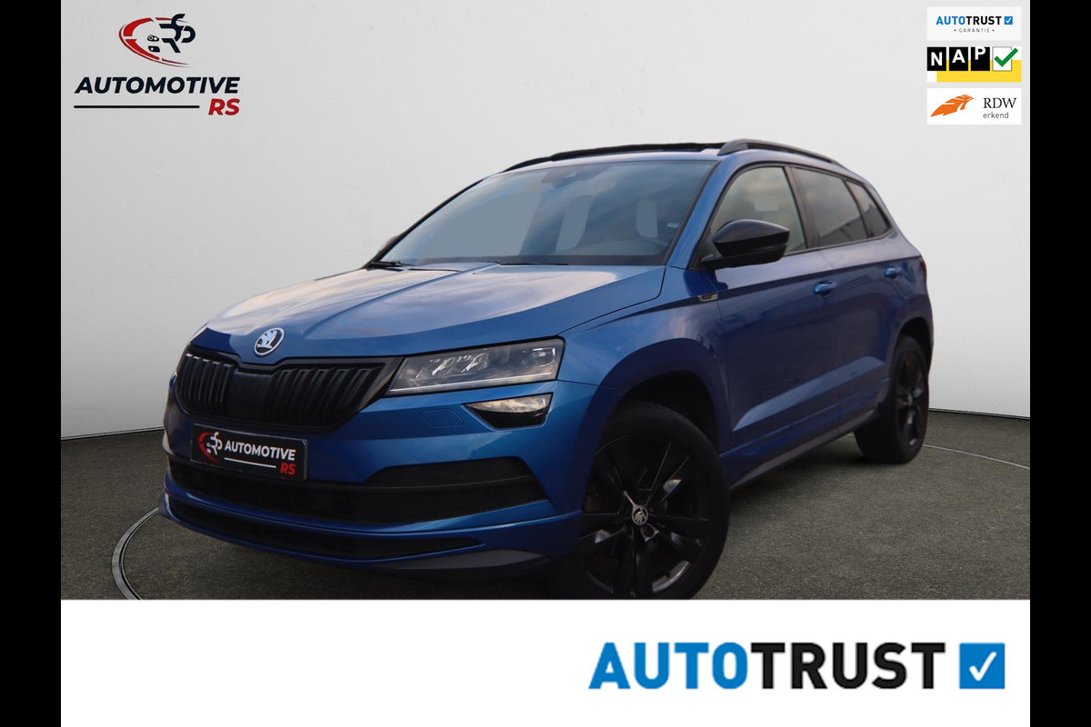 Škoda Karoq 1.5 TSI ACT Sportline Business|Pano Trekhaak Dealer OH Sportstoelen App Connect ACC Canton Elektrische kofferklep Nap Škoda Karoq 1.5 TSI ACT Sportline Business|Pano Trekhaak Dealer OH Sportstoelen App Connect ACC Canton Elektrische kofferklep Nap