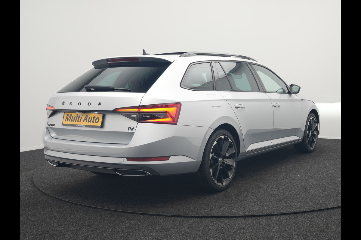 Škoda Superb Combi 1.4 TSI iV Sportline Plug In Hybrid 218pk Dealer O.H PHEV | Trekhaak Af Fabriek | Panodak | Adaptive Cruise | Camera | Alcantara Sportstoelen Memory & Verwarmd | Apple Carplay | Navigatie | Crystal LED | Sportstuur Vewarmd | Virtual | DAB | Škoda Superb Combi 1.4 TSI iV Sportline Plug In Hybrid 218pk Dealer O.H PHEV | Trekhaak Af Fabriek | Panodak | Adaptive Cruise | Camera | Alcantara Sportstoelen Memory & Verwarmd | Apple Carplay | Navigatie | Crystal LED | Sportstuur Vewarmd | Virtual | DAB |