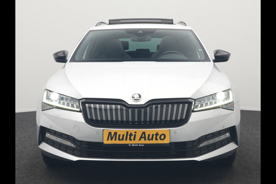 Škoda Superb Combi 1.4 TSI iV Sportline Plug In Hybrid 218pk Dealer O.H PHEV | Trekhaak Af Fabriek | Panodak | Adaptive Cruise | Camera | Alcantara Sportstoelen Memory & Verwarmd | Apple Carplay | Navigatie | Crystal LED | Sportstuur Vewarmd | Virtual | DAB | Škoda Superb Combi 1.4 TSI iV Sportline Plug In Hybrid 218pk Dealer O.H PHEV | Trekhaak Af Fabriek | Panodak | Adaptive Cruise | Camera | Alcantara Sportstoelen Memory & Verwarmd | Apple Carplay | Navigatie | Crystal LED | Sportstuur Vewarmd | Virtual | DAB |