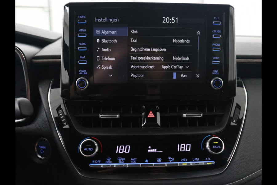 Toyota Corolla 1.8 Hybrid Trek | Stoelverwarming | Adaptive cruise | Trekhaak | Carplay | Camera | Keyless | Full LED | Navigatie | Climate control