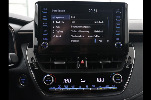 Toyota Corolla 1.8 Hybrid Trek | Stoelverwarming | Adaptive cruise | Trekhaak | Carplay | Camera | Keyless | Full LED | Navigatie | Climate control