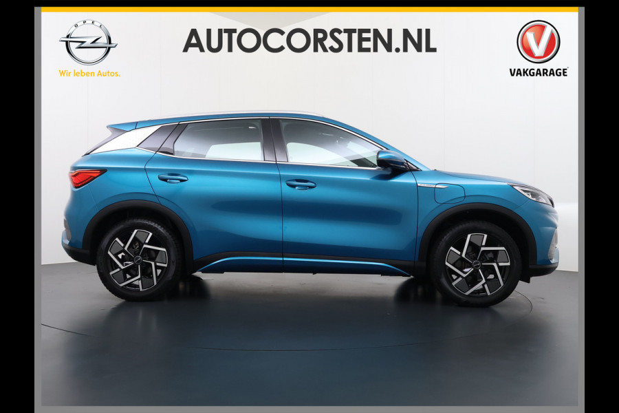 BYD ATTO 3 62kWh Design SOH 96% Panoramadak Leder+Elektr.Verst. Warmtepomp Adaptieve Cruise 360°Camera Apple Carplay Android Auto Elektr.Ac Verkeersbord detectie WiFi DAB Led Rijstrooksensor Keyless Smartphone Entry Fabrieksgarantie tot 12-12-2030 /150.000km Garantie op de LFP Accu tot 12-12-2030/200.000km €44.000,- Nieuw!