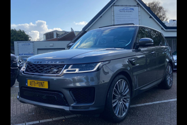 Land Rover Range Rover Sport P400 HYBRID PANO/HEADUP/DEALER ONDERHOUDEN Land Rover Range Rover Sport P400 HYBRID PANO/HEADUP/DEALER ONDERHOUDEN