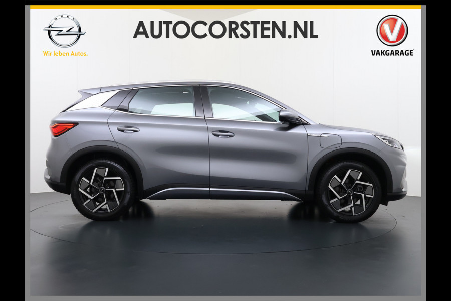 BYD ATTO 3 ACCU 60kWh Design Pano-dak Leer+Elektr.Verst. Warmtepomp Adaptieve Cruise 360°Camera Apple Carplay Android Auto Elektr.Achterklep Des Verkeersbord detectie WiFi DAB Led Rijstrooksensor Keyless Smartphone Entry Fabrieksgarantie tot 14-12-2030/150.000km Garantie op de LFP Accu tot 14-12-2030/200.000km €44.000,- Nieuw!