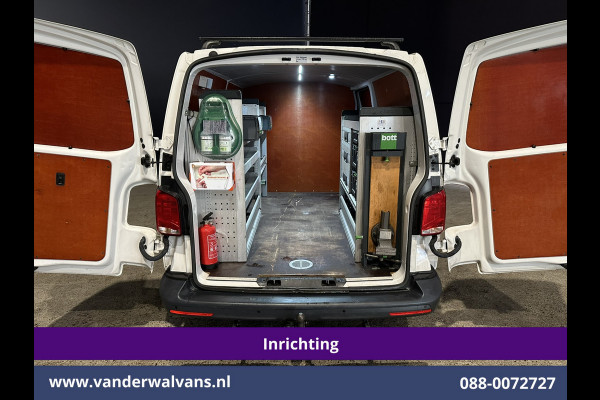 Volkswagen Transporter 2.0 TDI 150pk L2H1 Inrichting Euro6 Airco | Omvormer | Camera | 2500kg Trekhaak | Apple Carplay Android Auto, Cruisecontrol, Parkeersensoren Volkswagen Transporter 2.0 TDI 150pk L2H1 Inrichting Euro6 Airco | Omvormer | Camera | 2500kg Trekhaak | Apple Carplay Android Auto, Cruisecontrol, Parkeersensoren